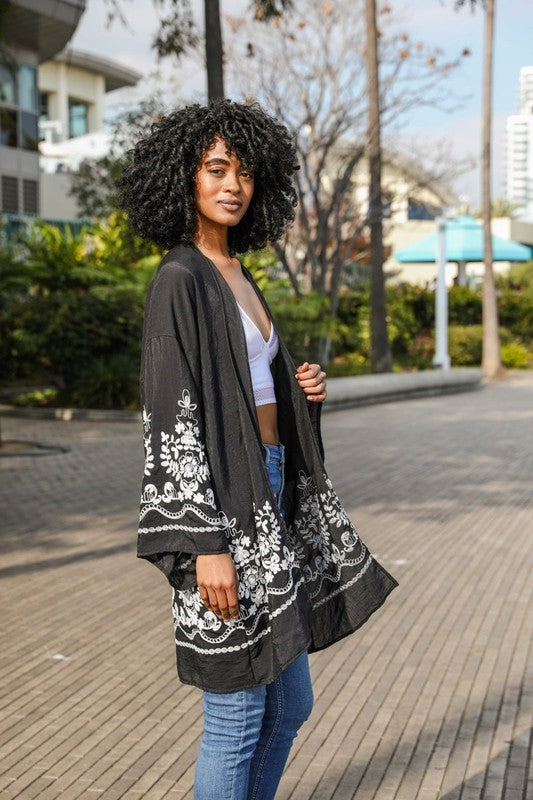 Embroidered Kimono