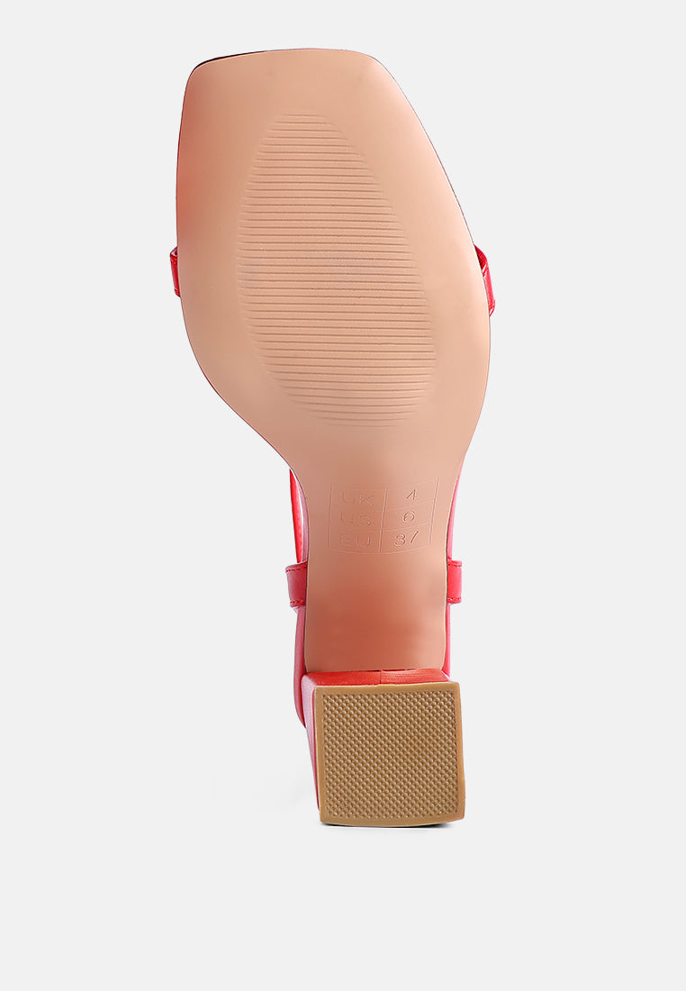 Wrap Ankle High Block Heels