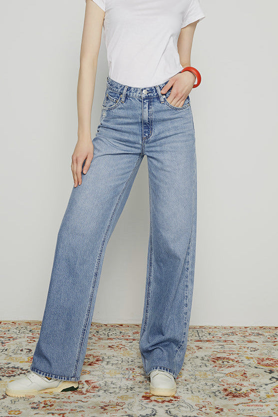 High Rise Wide Jeans