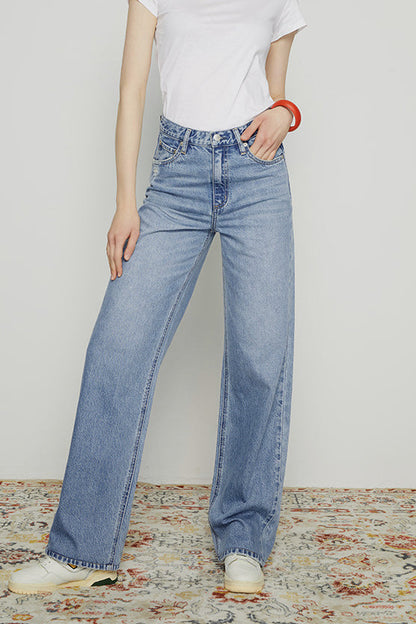 High Rise Wide Jeans