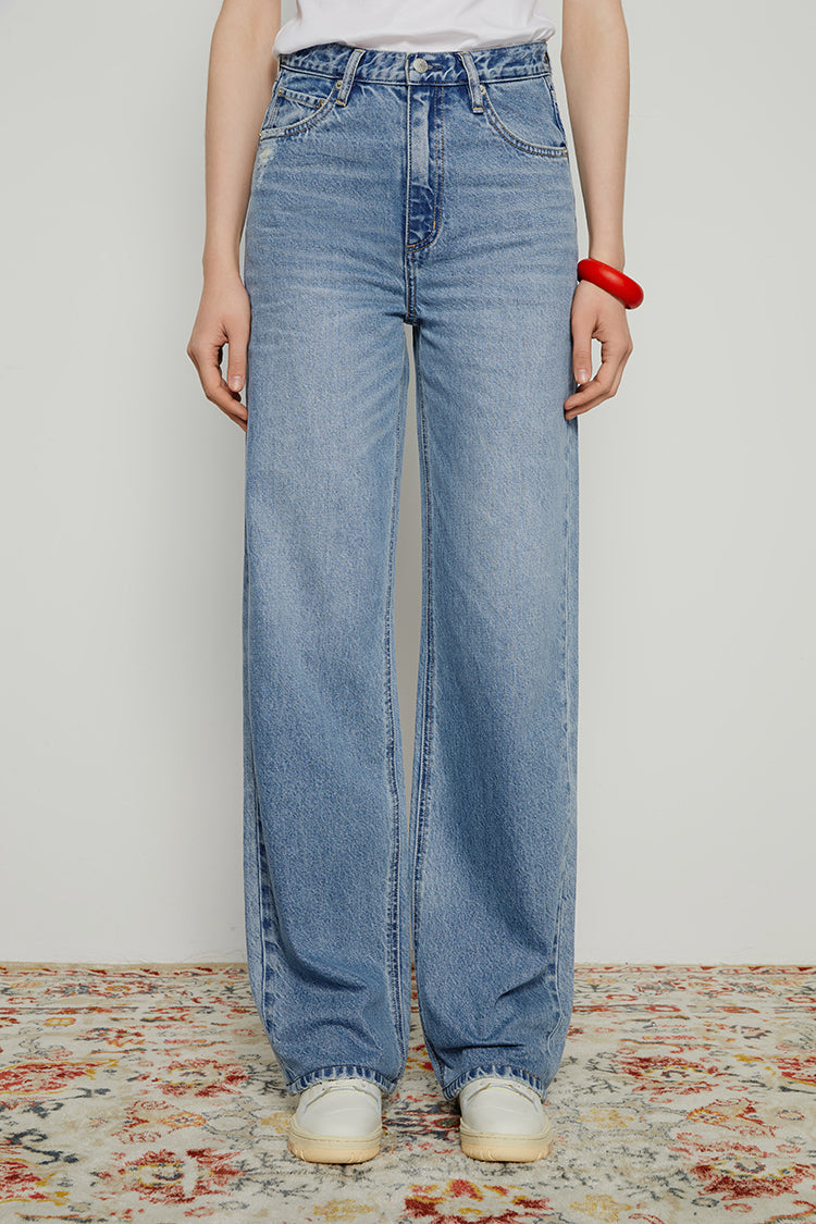 High Rise Wide Jeans