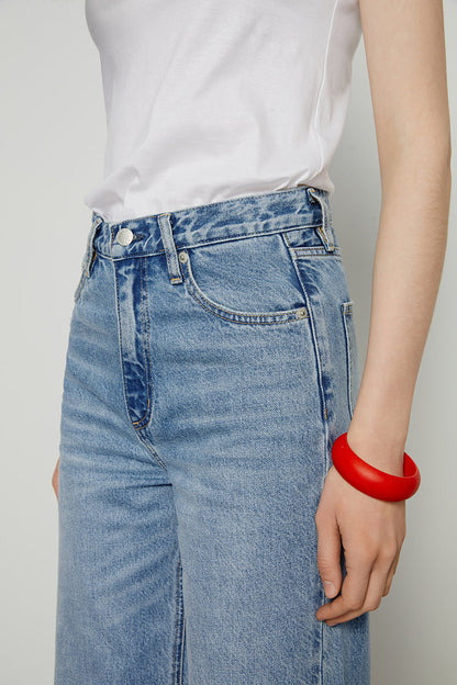 High Rise Wide Jeans