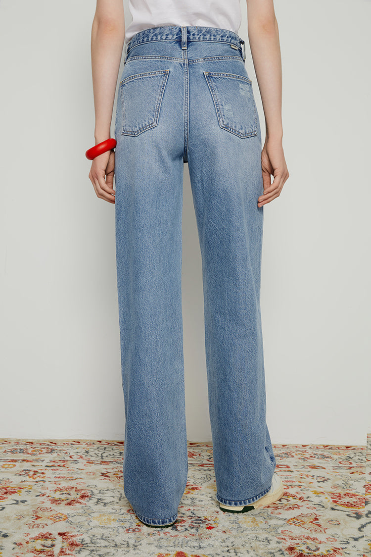 High Rise Wide Jeans