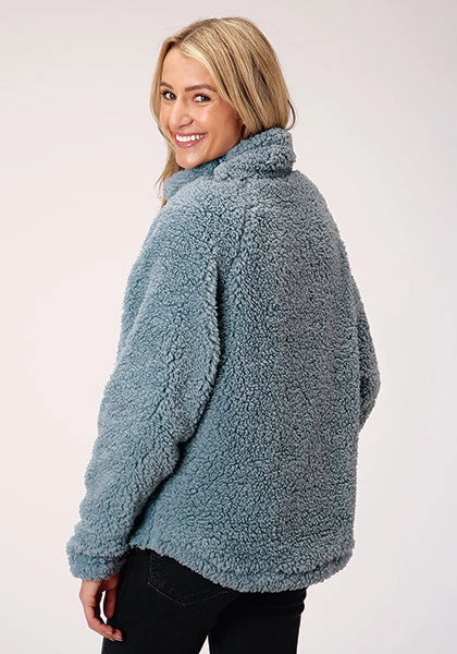 Fleece Pullover Blue