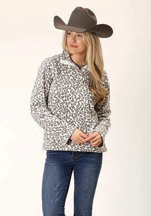 Fleece Pullover Leopard