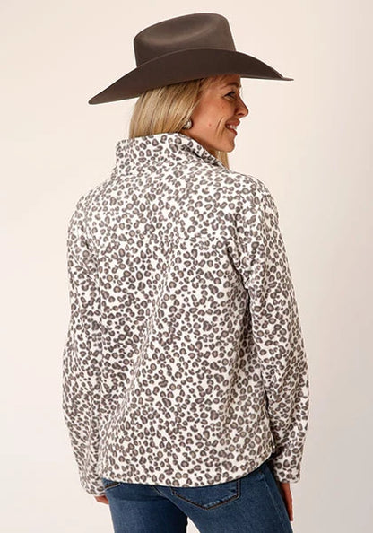 Fleece Pullover Leopard