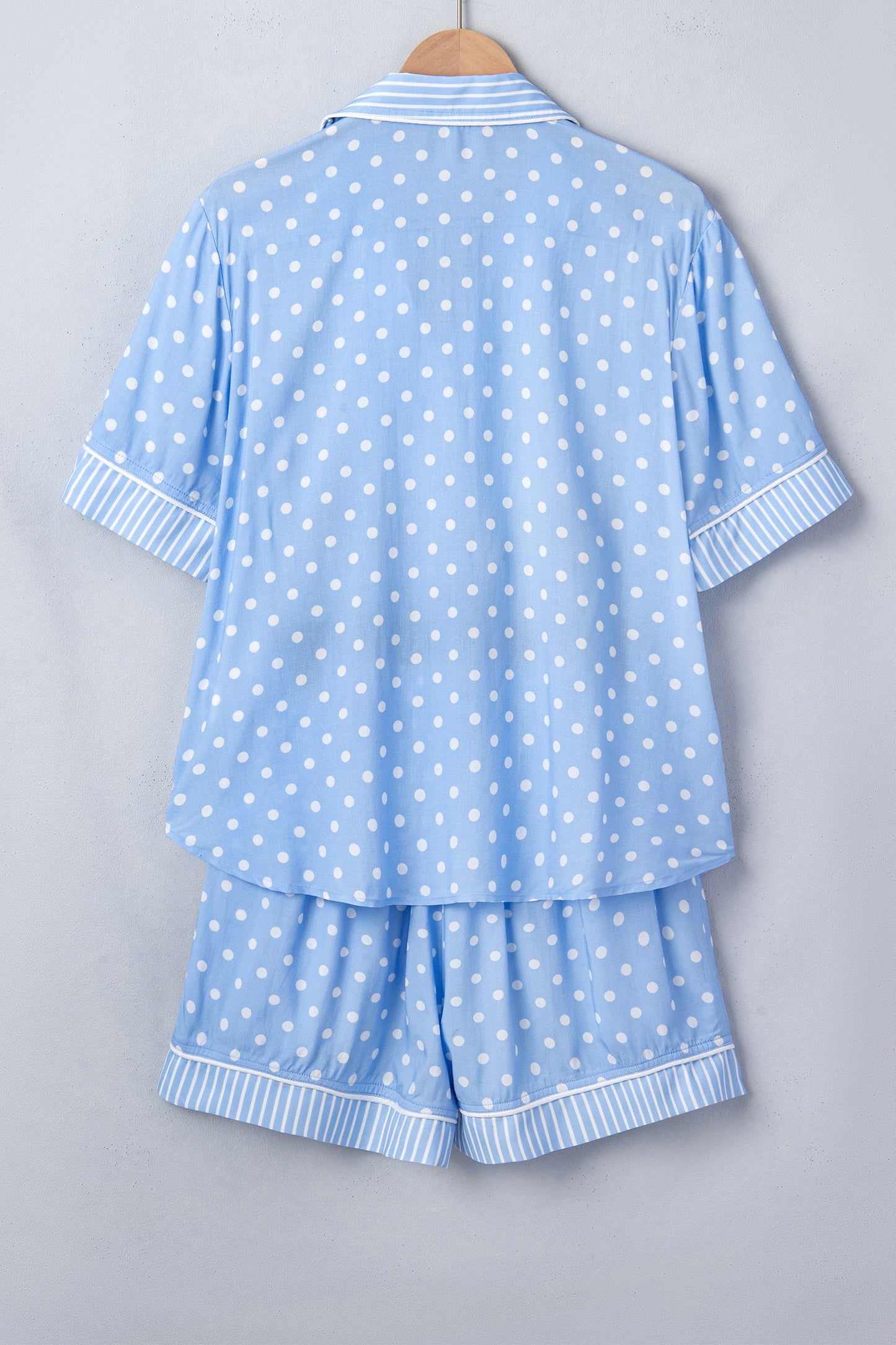 Sky Blue Soft Short Pajama Set