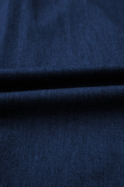 Bubble Short Sleeve Denim Dress