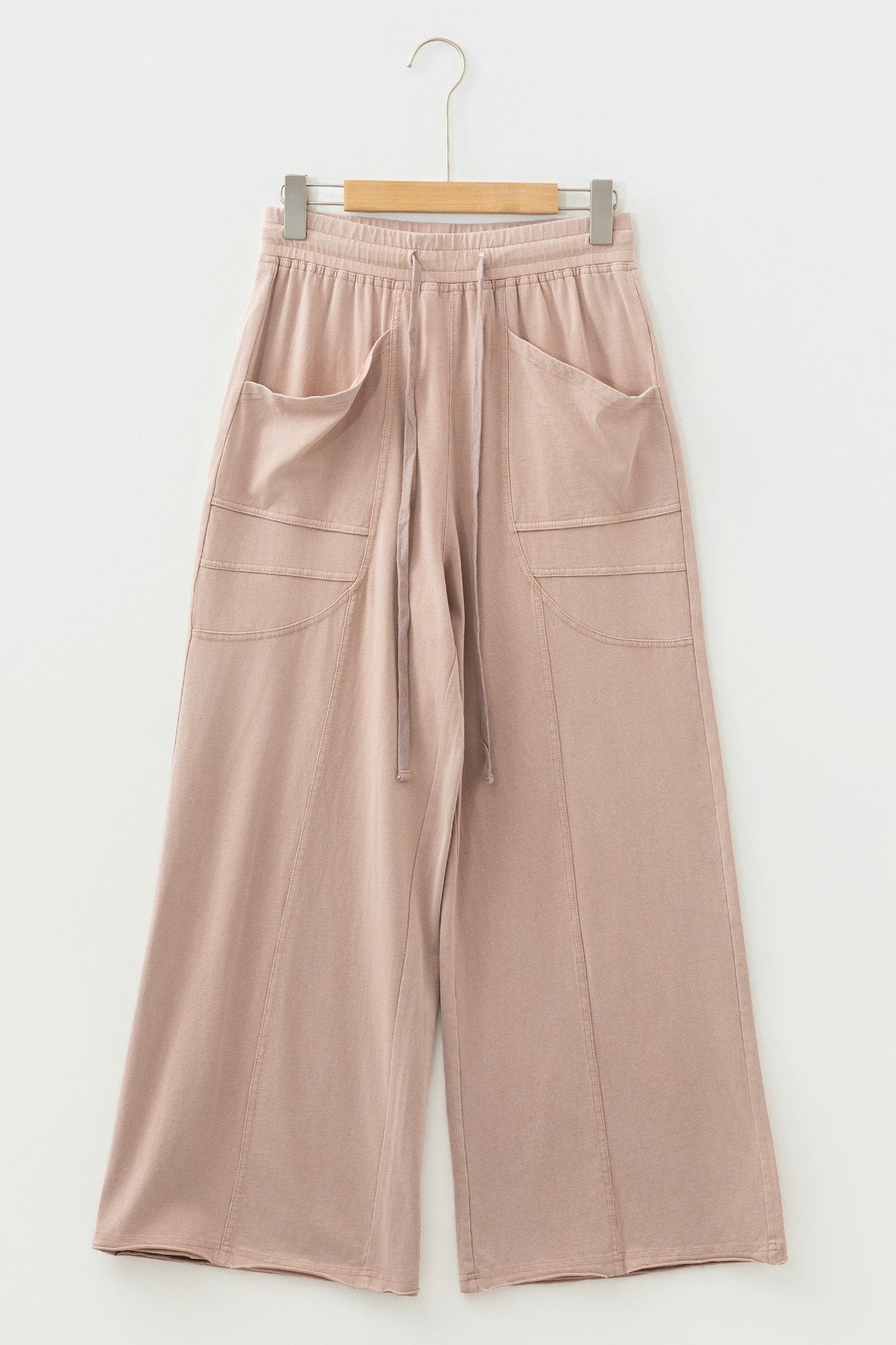 Stitch Trim Wide Leg Pants