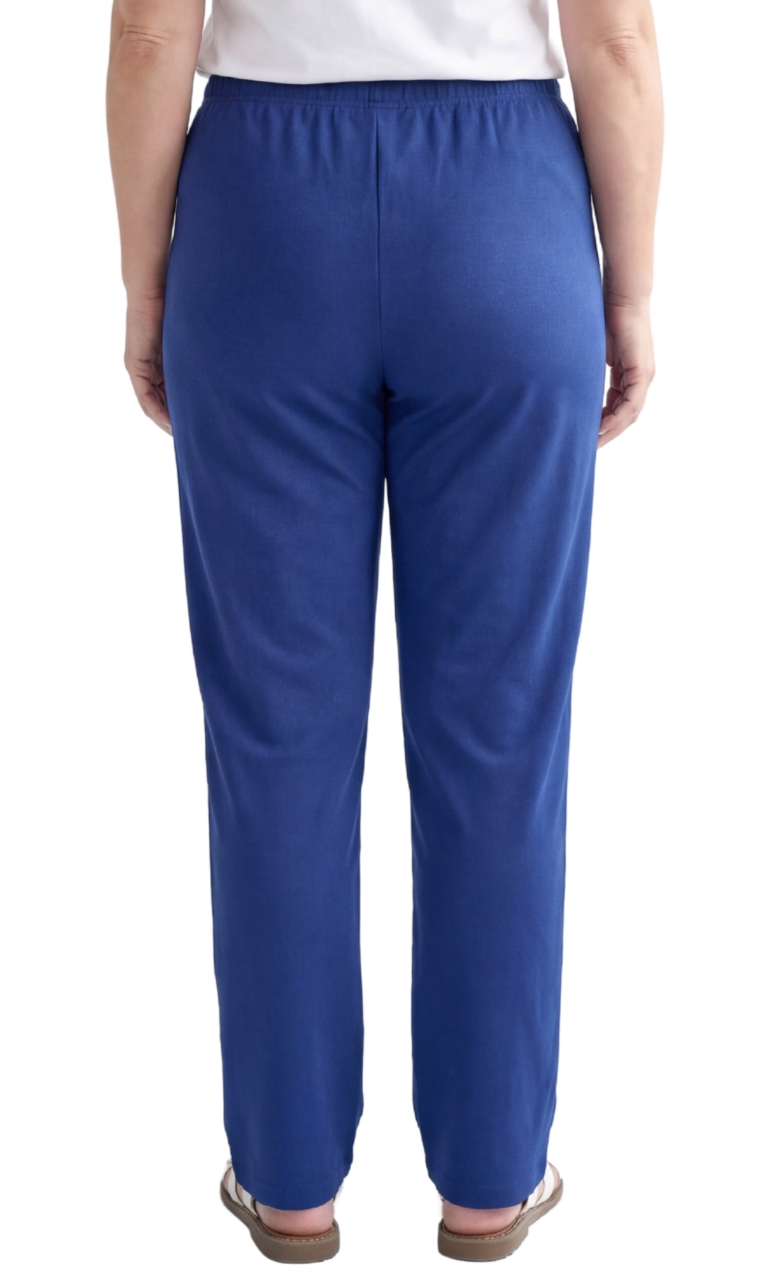 Classic Pull-On Elastic Waist Dress Slacks