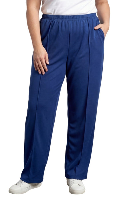 Classic Pull-On Elastic Waist Dress Slacks