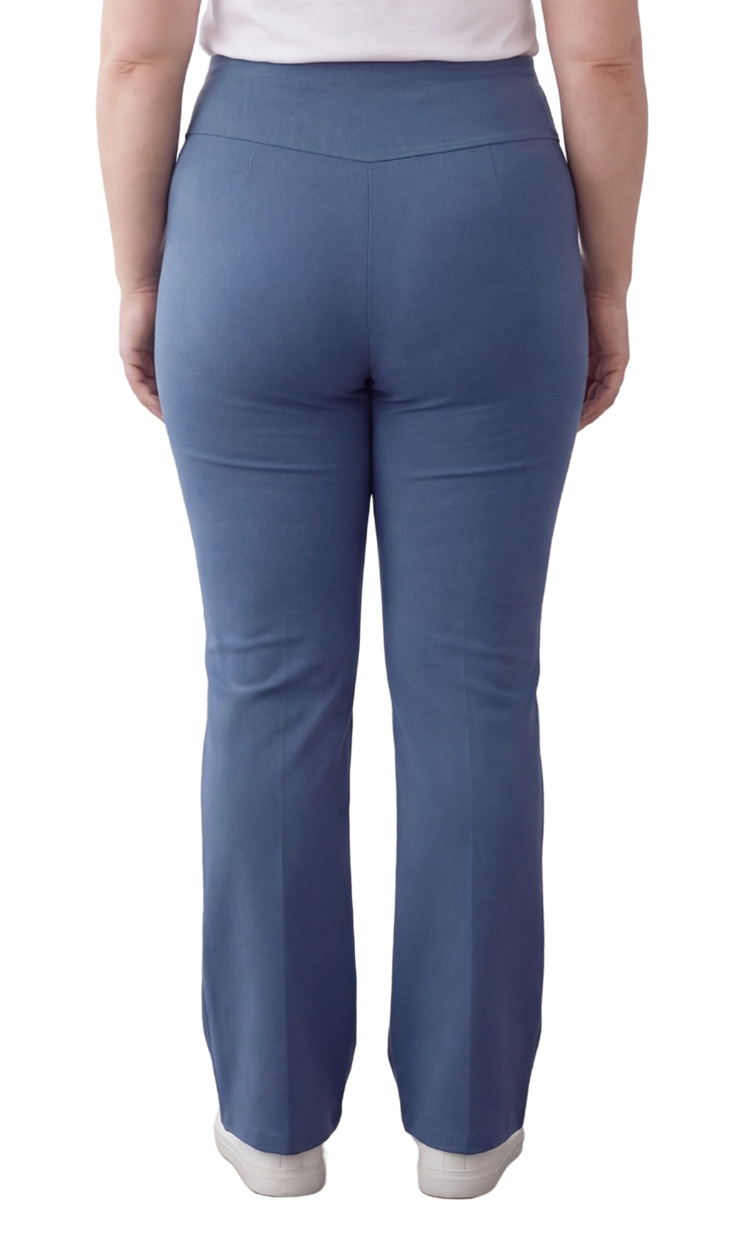 Bootcut Flare Stretch Pants Crossover Waist