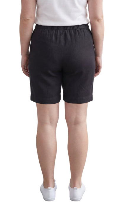 Pull-On Denim & Twill Shorts