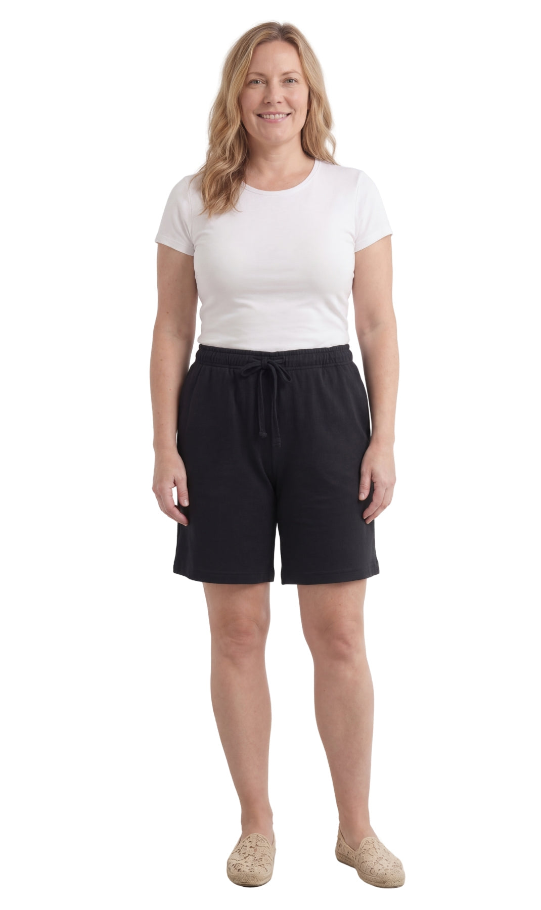 Cotton Interlock Knit Shorts