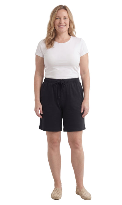 Cotton Interlock Knit Shorts
