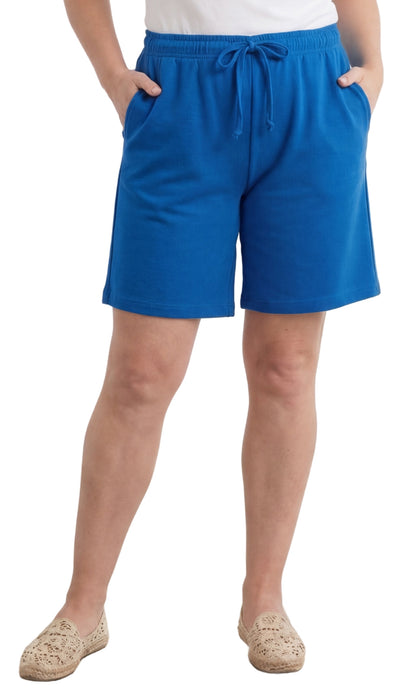 Cotton Interlock Knit Shorts