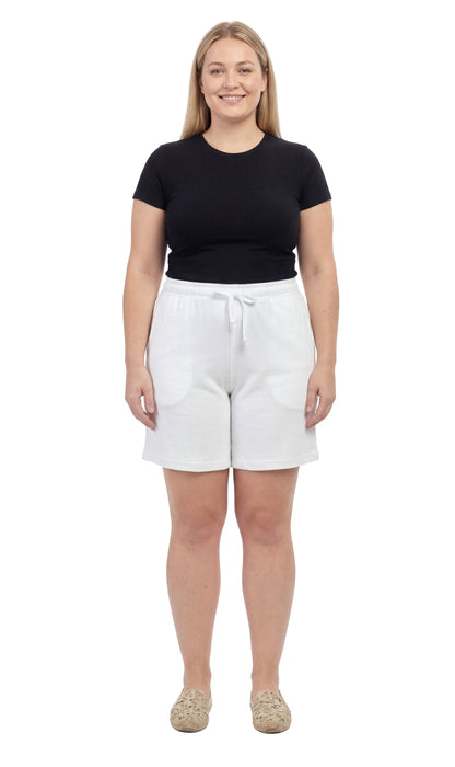 Cotton Interlock Knit Shorts