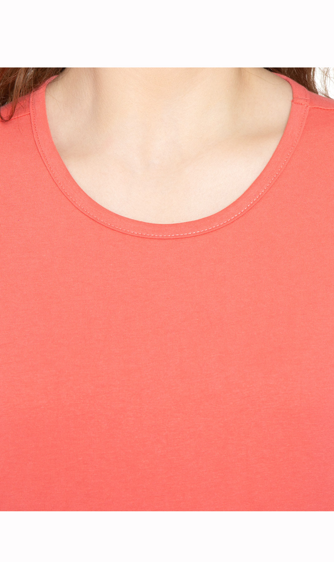 Short Sleeve Crew Neck Tee Cotton Blend