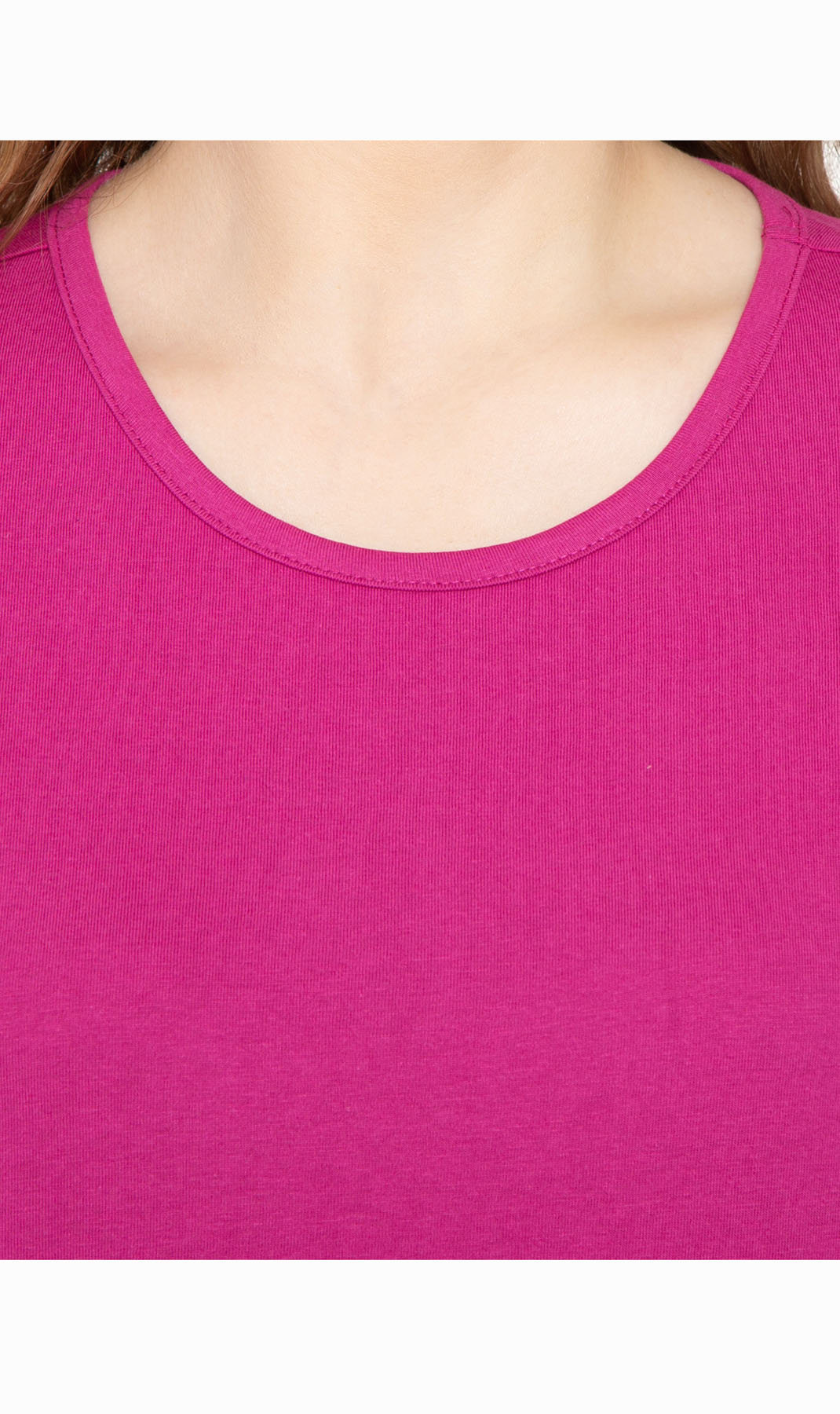 Short Sleeve Crew Neck Tee Cotton Blend