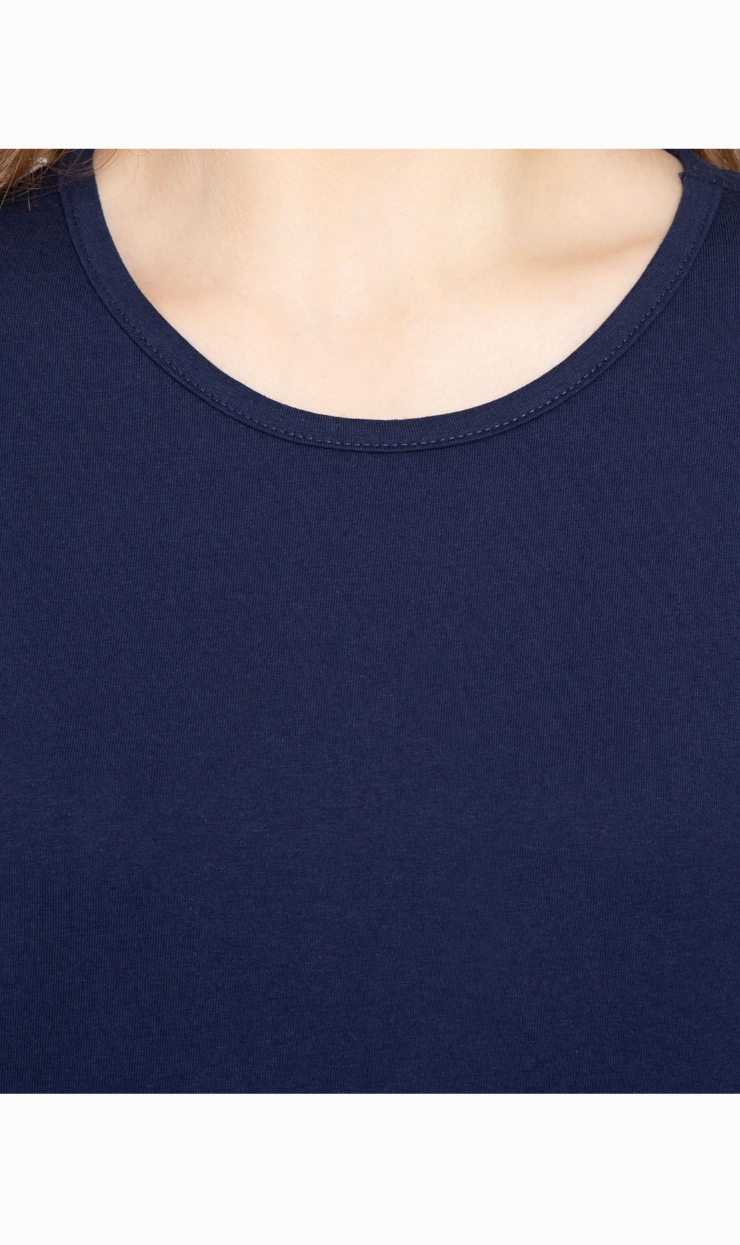 Short Sleeve Crew Neck Tee Cotton Blend