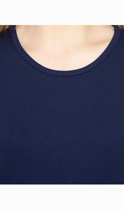 Short Sleeve Crew Neck Tee Cotton Blend
