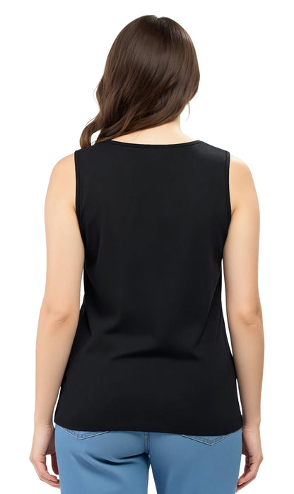 Classic Sleeveless Tank Cotton Blend