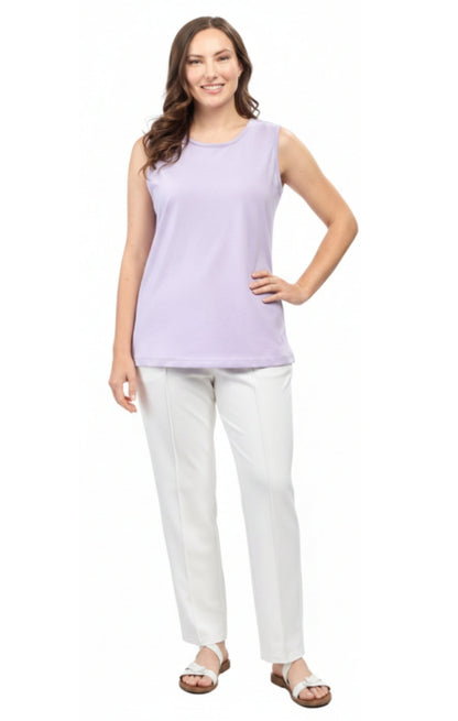 Classic Sleeveless Tank Cotton Blend