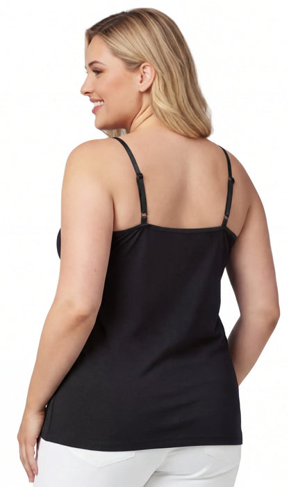 Adjustable Strap Camisole With Shelf Bra