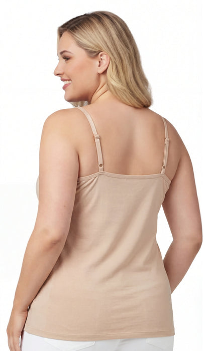 Adjustable Strap Camisole With Shelf Bra