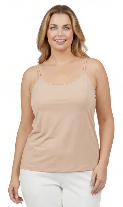 Adjustable Strap Camisole With Shelf Bra