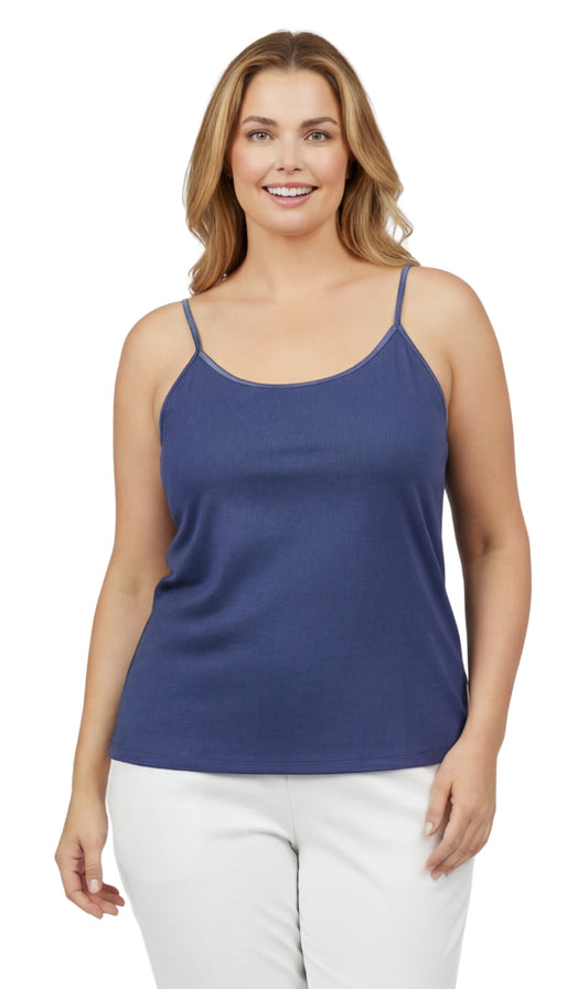 Adjustable Strap Camisole With Shelf Bra
