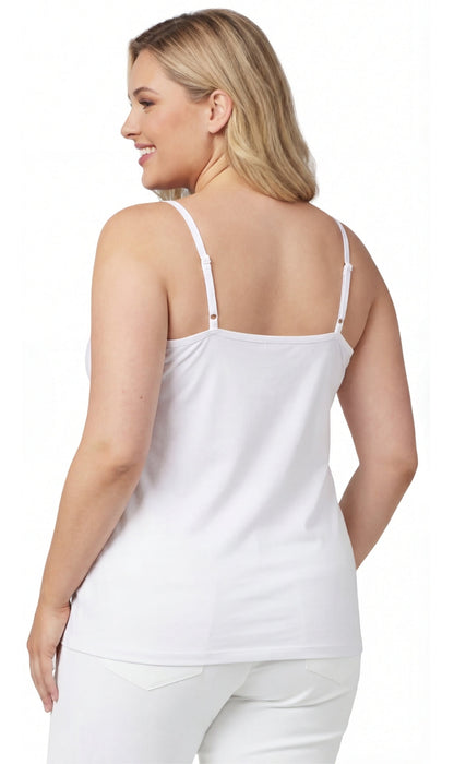 Adjustable Strap Camisole With Shelf Bra