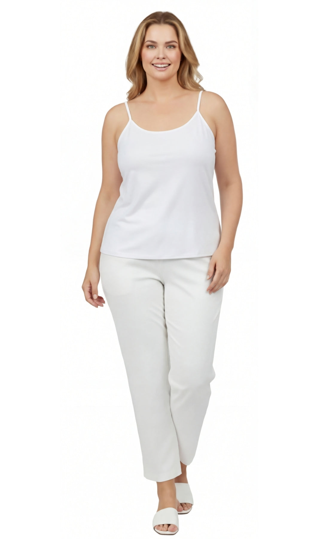 Adjustable Strap Camisole With Shelf Bra