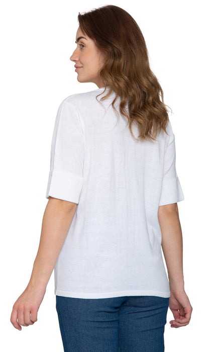 Button Front Elbow Soft Knit Cardigan