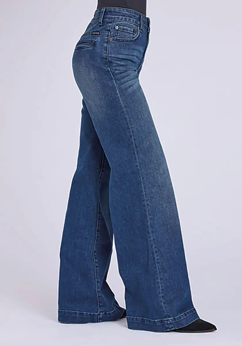 Wide Leg Jeans Medium Wash