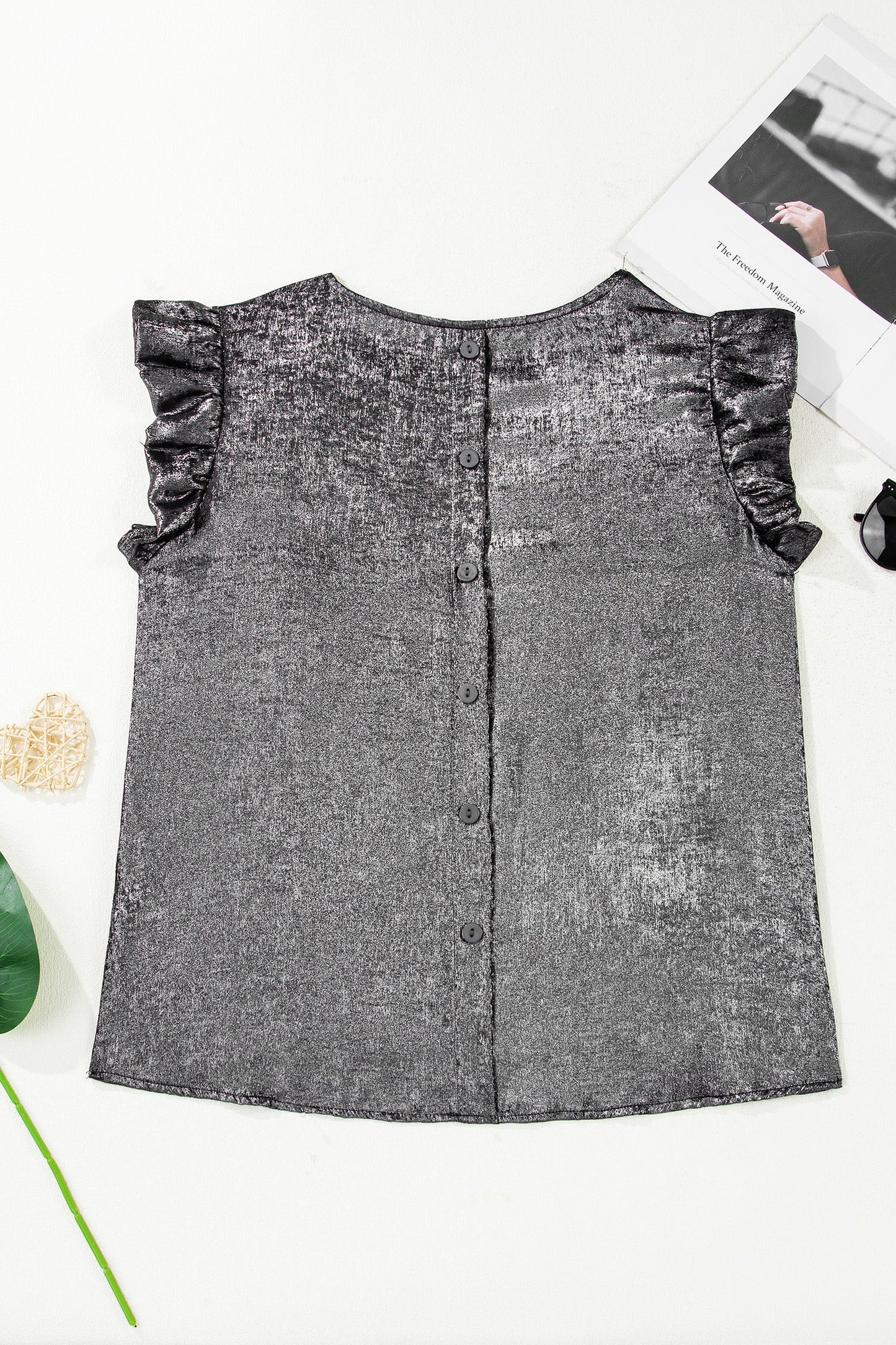 Metallic Top Silver