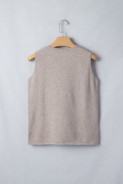 Star Detail Sweater Tank