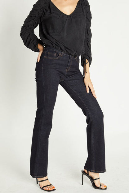 Classic Bootcut Jeans Dark Rinse