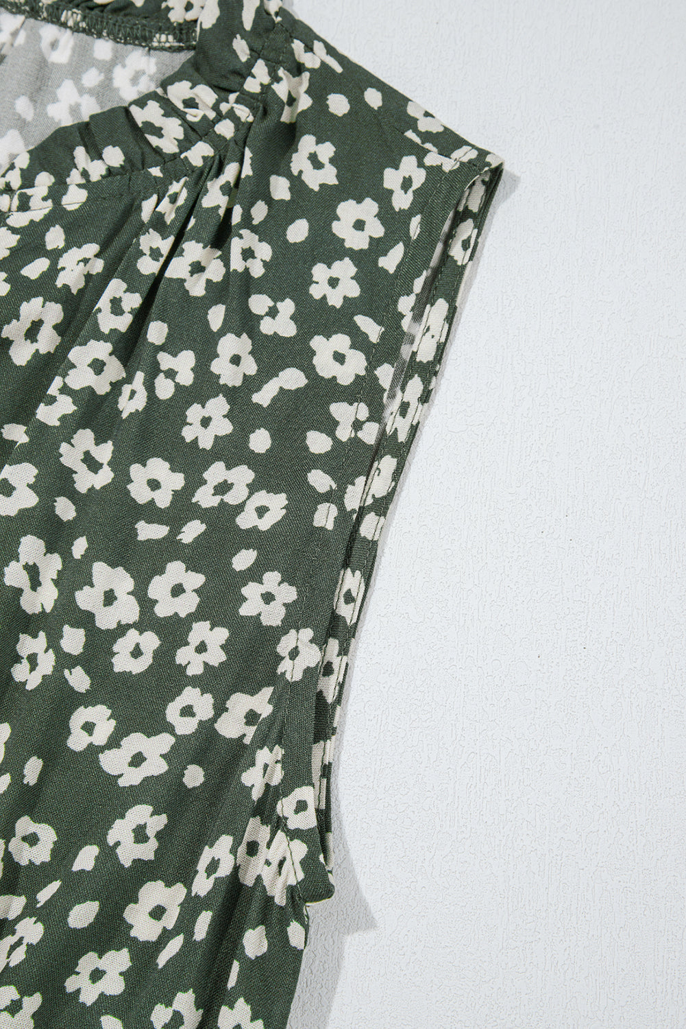 Hazel Print Sleeveless V-neck Dress