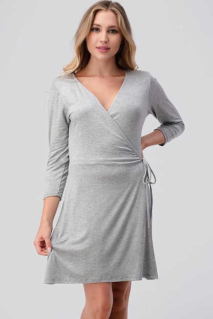 V Wrap Dress