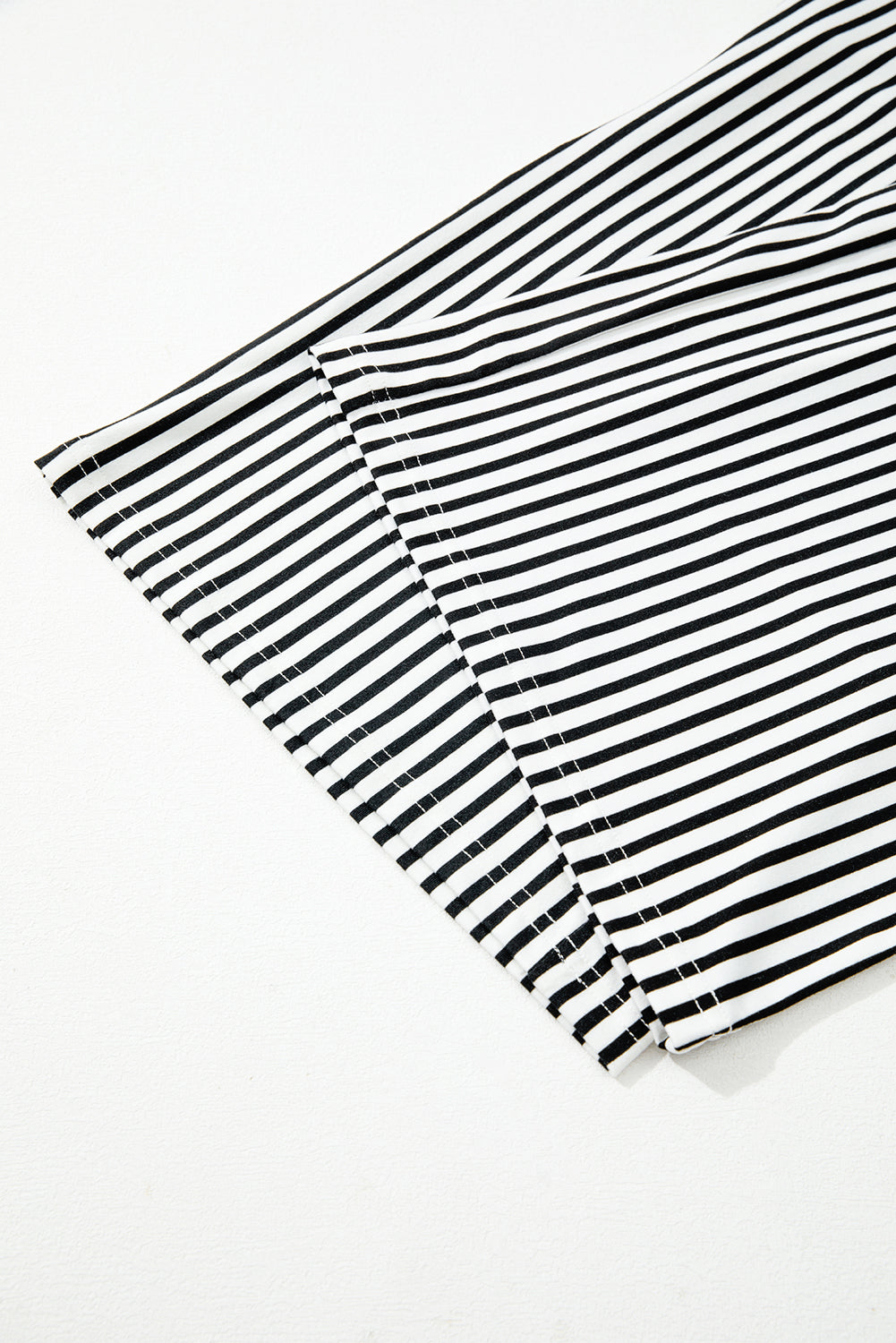 Loose Straight Striped Casual Pants