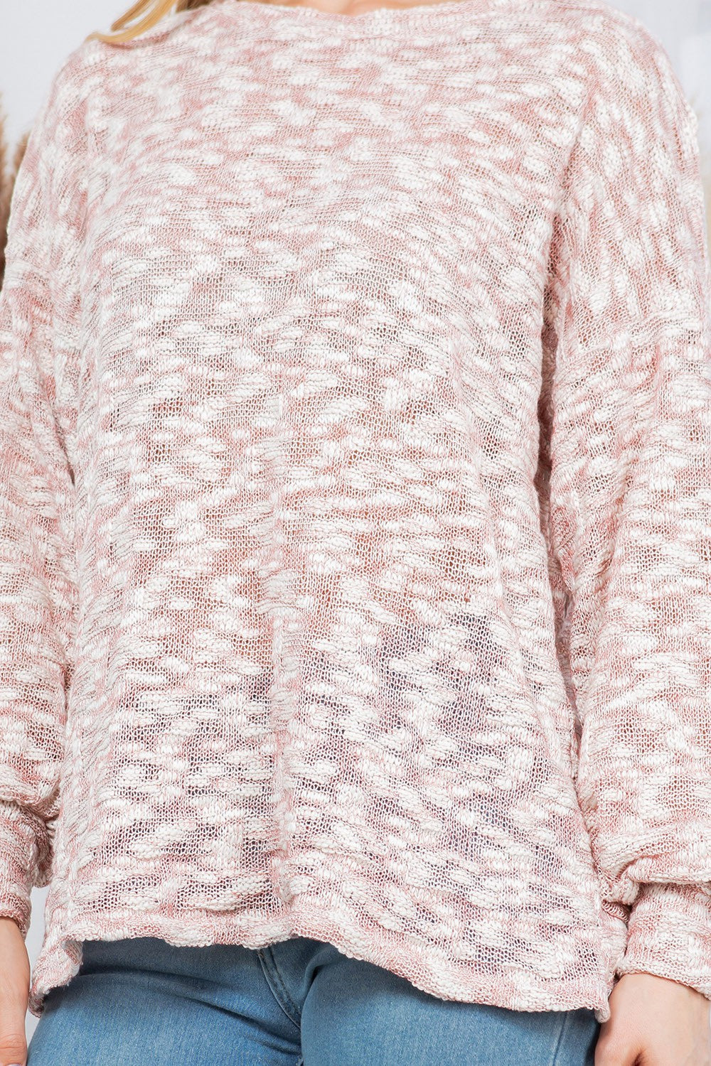 Low Gauge Pullover Sweater