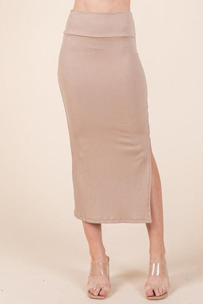 Heavy Ribbed Skirt