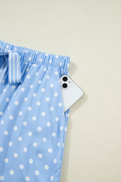 Sky Blue Soft Short Pajama Set