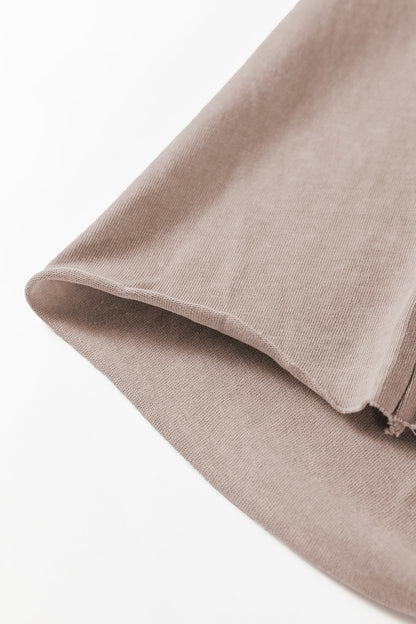 Exposed Seam Wide Leg Cargo Pants