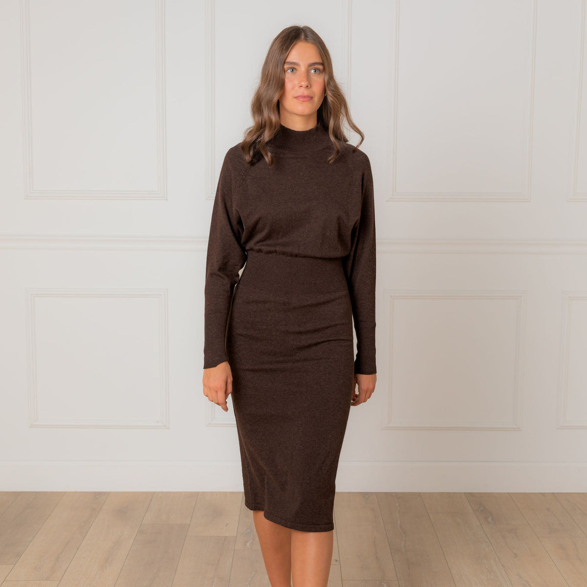 Organic Cotton Dolman Sleeve Sweater Dress