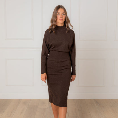 Organic Cotton Dolman Sleeve Sweater Dress