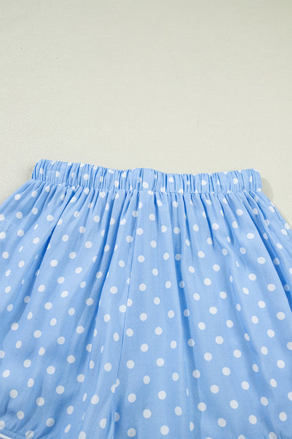 Sky Blue Soft Short Pajama Set