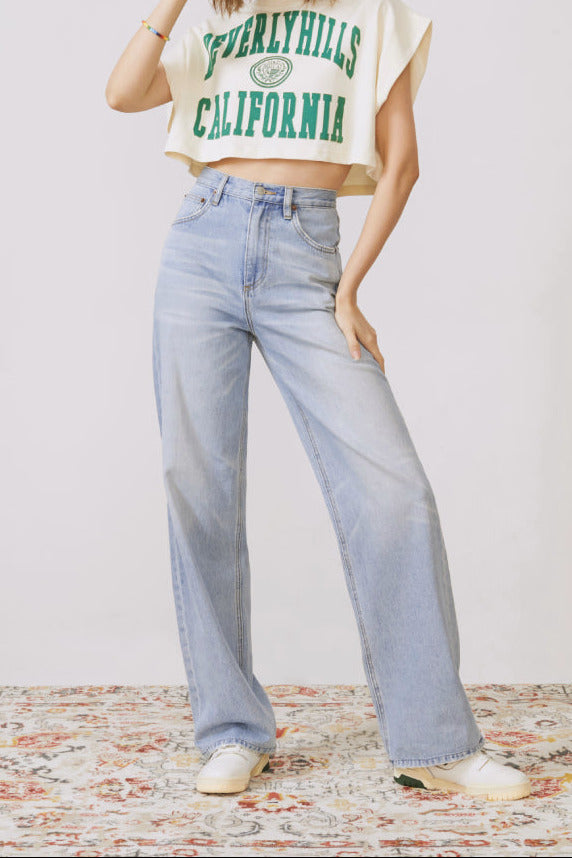 High Rise Wide Jeans