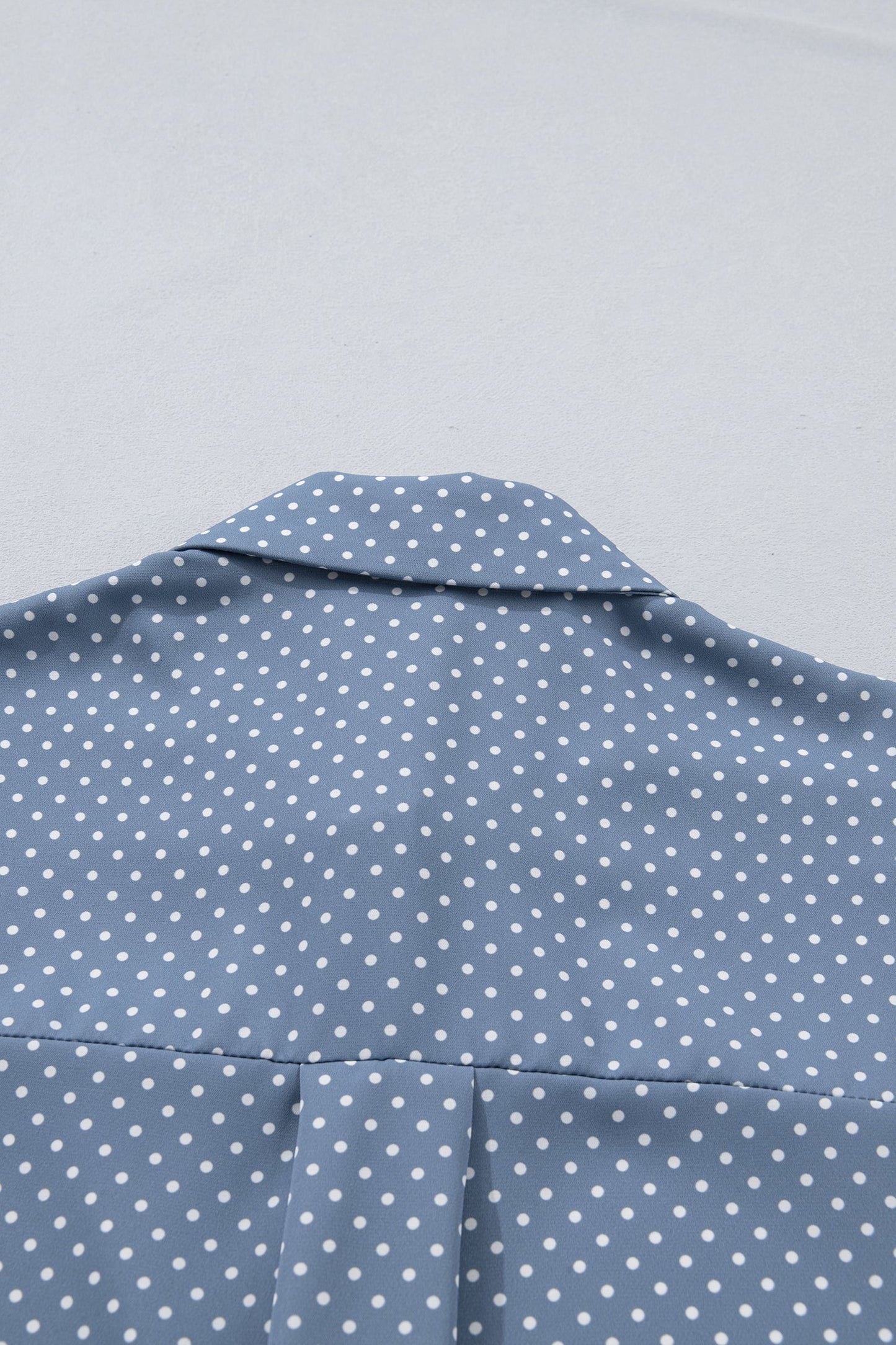 Cuffed Dot Short Sleeve Button Shirt